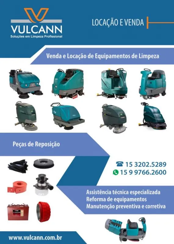 Manutenção de varredeira